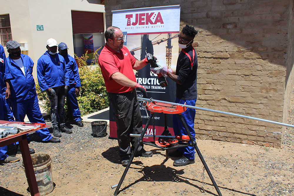 Tjeka’s learners are as good as the tools they use